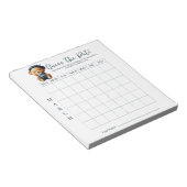 Baby Shower schätzt den Date Game Activity Notepad Notizblock (angewinkelt)