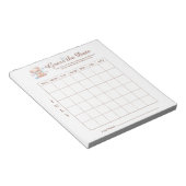 Baby Shower schätzt den Date Game Activity Notepad Notizblock (angewinkelt)