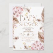 Baby Shower Schmetterling Einladung (Vorderseite)