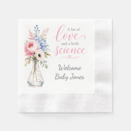 Baby-Shower-Serviette, die den IVF-Weg hervorhebt Serviette