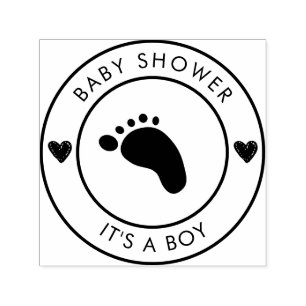 Baby Shower Siegel selbstfärbender Stempel