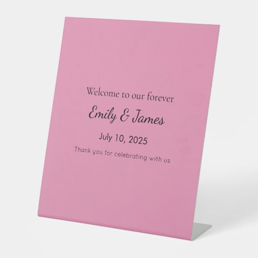 Baby Shower Sign That Boosts Gift Table Sockelschild (Vorderseite)