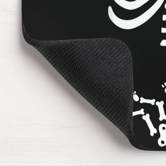 Baby Shower Skeleton Christmas Santa Pregnancy Ann Mousepad (Ecke)