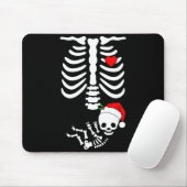 Baby Shower Skeleton Christmas Santa Pregnancy Ann Mousepad (Mit Mouse)