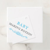 Baby Shower Sky Blue und Black Baby Making Träne Geschenkanhänger (Beispiel)