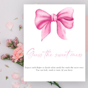 Baby-Shower-Spiel: Errate das süße Durcheinander Poster