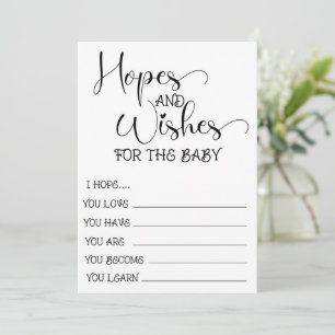 Baby Shower Spiel, Hoffnungen für das Baby, Baby S
