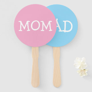 Baby-Shower-Spiel War es Mama oder Papa Fächer