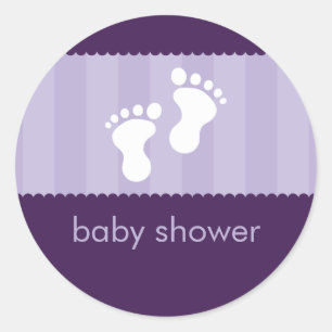 BABY SHOWER STICKER :: glückliche Füße 15