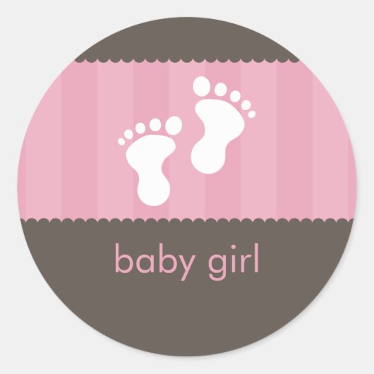 BABY SHOWER STICKER :: Happy Feet 1 (Vorderseite)