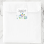 Baby Shower Stickers Colorful Watercolor Fish (Tasche)