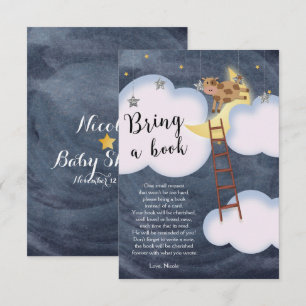 Baby-Shower-Storybook-Kinderreim-Buch-Anfrage Einladung