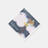 Baby Shower Storybook Kinderzimmer Rhyme Custom Pa Serviette (Ecke)