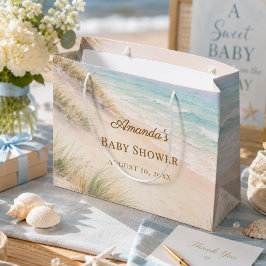 Baby-Shower Strand Küste Große Geschenktüte