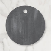 BABY SHOWER Succulent Gefälligkeitstags Geschenkanhänger (Rückseite)