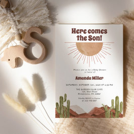 Baby Shower Sun Cowboy-Kaktus-Thema Save The Date