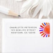 Baby Shower Sun Return Address (Insitu)