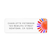 Baby Shower Sun Return Address (Vorne)