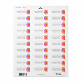 Baby Shower Sun Return Address (Vorne)