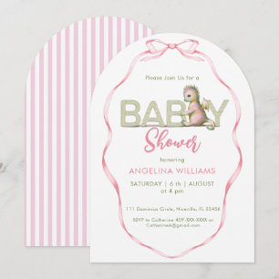 BABY SHOWER Süße Drachen-Einladung Feiertagskarte