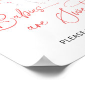 Baby Shower sweet Poster Baby Shower sweet (Ecke)