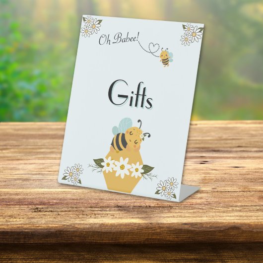 Baby Shower Tabletop Schild