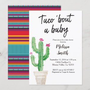 Baby Shower Taco Bout Kindereinladung Einladung