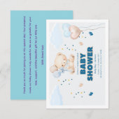 BABY SHOWER TAG DANKESKARTE (Vorne/Hinten)