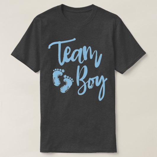 Baby Shower - Team Boy T-Shirt (Design vorne)