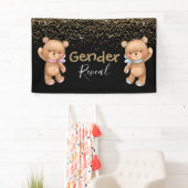 Baby Shower Teddy Gender Offenlegung Einladung Banner (Insitu)