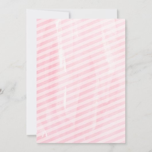 Baby Shower Tee Party | Babyparty Einladung (Rückseite)