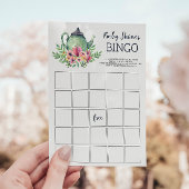 Baby Shower Tee Party Bingo Game Einladung