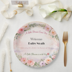 Baby Shower Teller Blossom Dream Thema