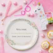 Baby Shower Teller | Schneeflocken Winter Thema (Party)