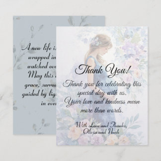 Baby Shower Thank You Card Dankeskarte