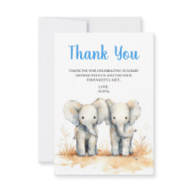 Baby Shower Thank You Card