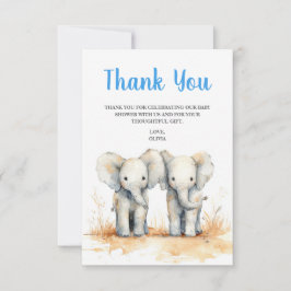 Baby Shower Thank You Card Dankeskarte