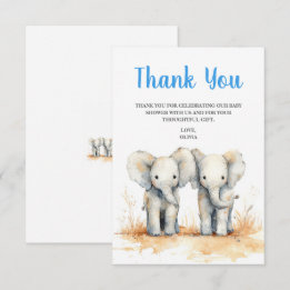 Baby Shower Thank You Card Dankeskarte