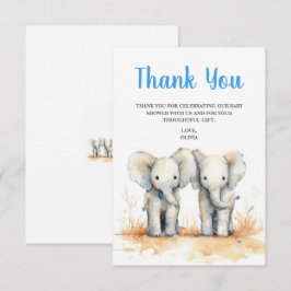 Baby Shower Thank You Card Dankeskarte