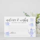 Baby Shower Time Kapselkarten Tee China Spitze Gol Briefpapier (Stehend Vorderseite)