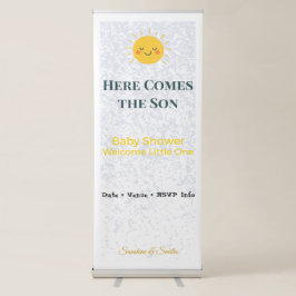 Baby-Shower-Transparent | Sonnenschein-Themen-Deko Ausziehbarer Banner