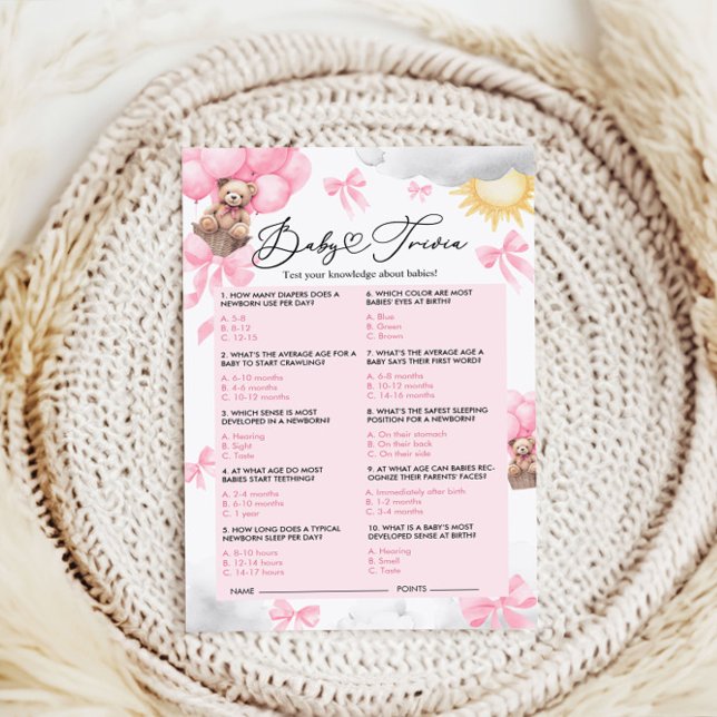 Baby Shower Trivia Game (Von Creator hochgeladen)