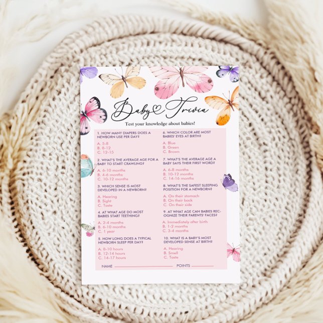 Baby Shower Trivia Game (Von Creator hochgeladen)