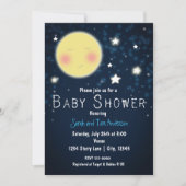 BABY SHOWER Twinkle Little Star Sparkle Einladung (Vorderseite)