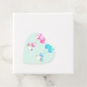 Baby Shower Twins Geschenkanhänger (Beispiel)