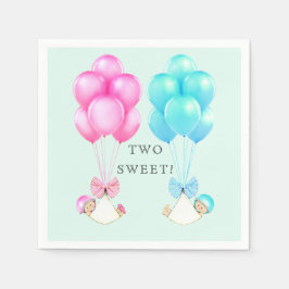 Baby Shower Twins Serviette
