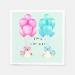 Baby Shower Twins Serviette