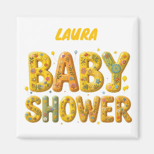 Baby-Shower-Überraschung Magnet