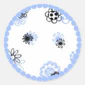 Baby Shower Umschlag Aufkleber (Vorderseite)