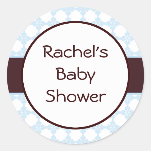 Baby Shower Umschlag Aufkleber (Vorderseite)